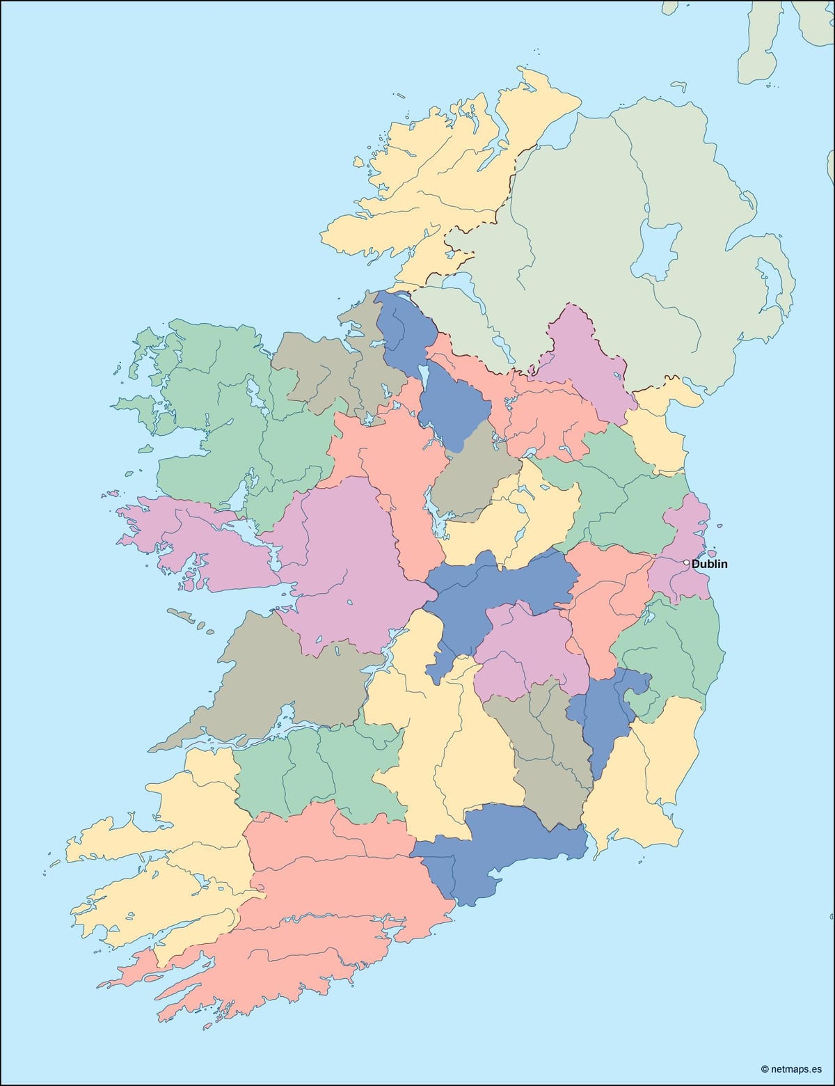 peta ireland peta vektor