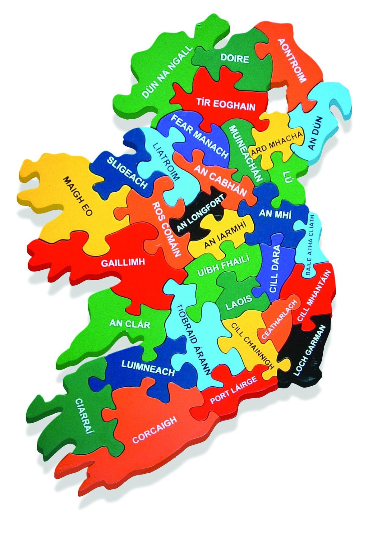 peta - peta ireland seperti virus