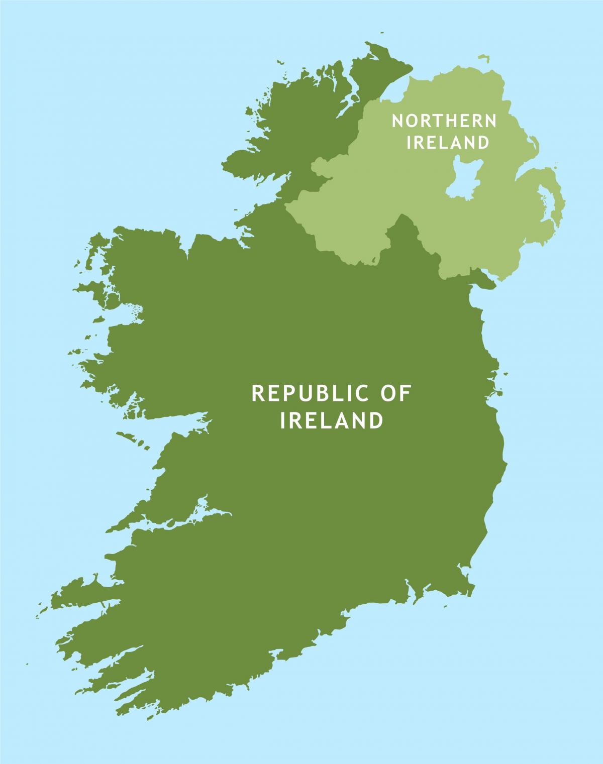 peta jalan republik irlandia