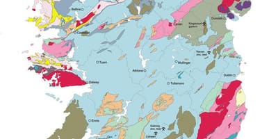 Peta - peta geologi ireland