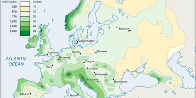 Hujan peta ireland