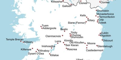 Ireland bersiar-siar peta