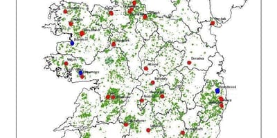 Peta ireland hutan