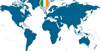 Ireland pada peta dunia