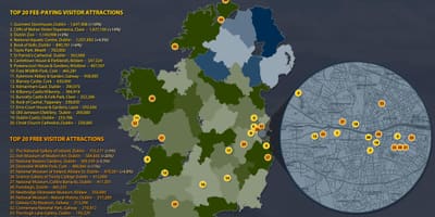 Peta ireland tempat pelancong