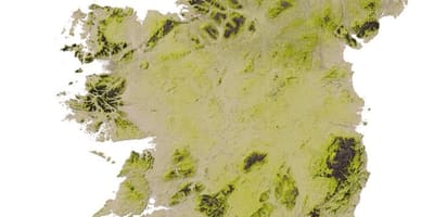 Geografi peta ireland