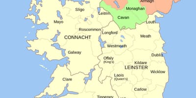 Peta ireland tanda