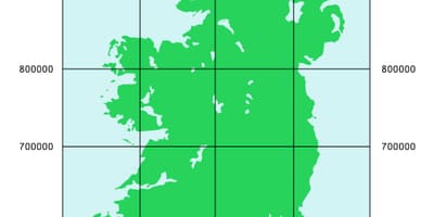 Peta koordinat ireland