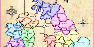 Peta - peta irlandia permainan